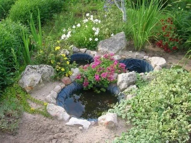 Маленькие водоемы в саду. 20 фото-идей для вашего вдохновения