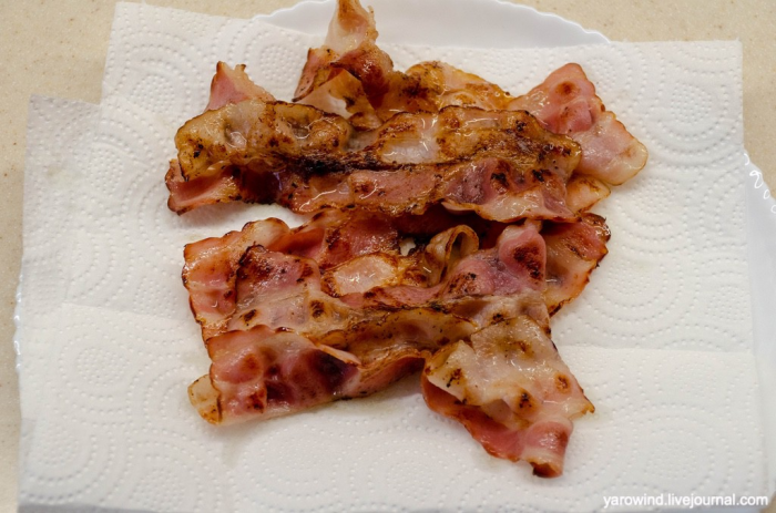 Тыквенный суп с хрустящим беконом