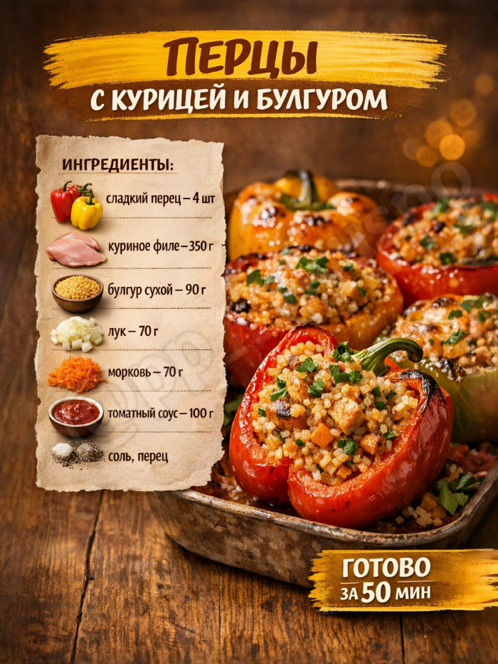 Кулинария> 7 ИДЕЙ ФАРШИРОВАННЫХ ПЕРЦЕВ!