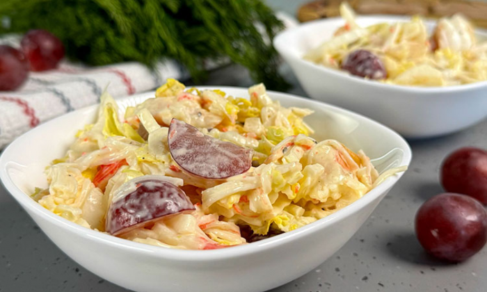 Хит-салат на майские, уйдет быстрее шашлыка. Пекинская капуста и крабовые палочки