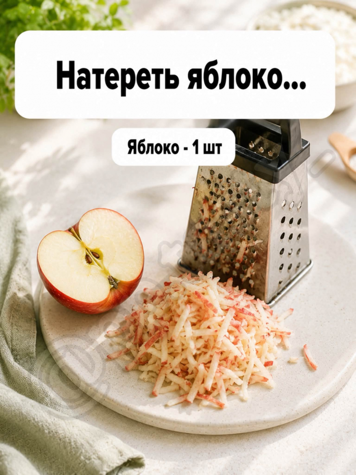 Кулинария>Яблочно-творожные ПП оладьи!