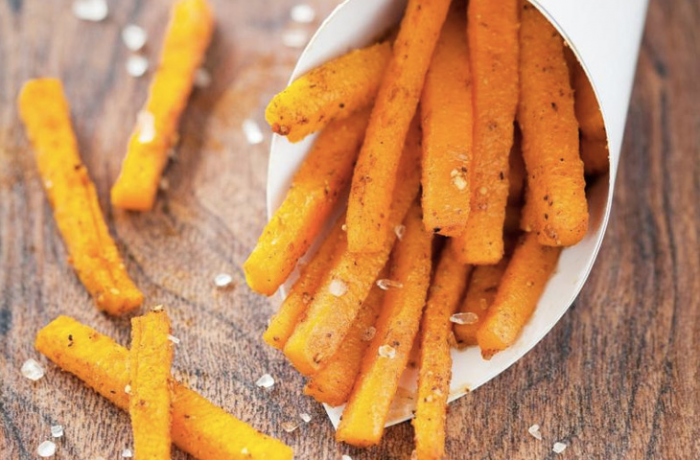 Заменяем картошку фри полезными гарнирами: жарим тыкву, морковь и цукини