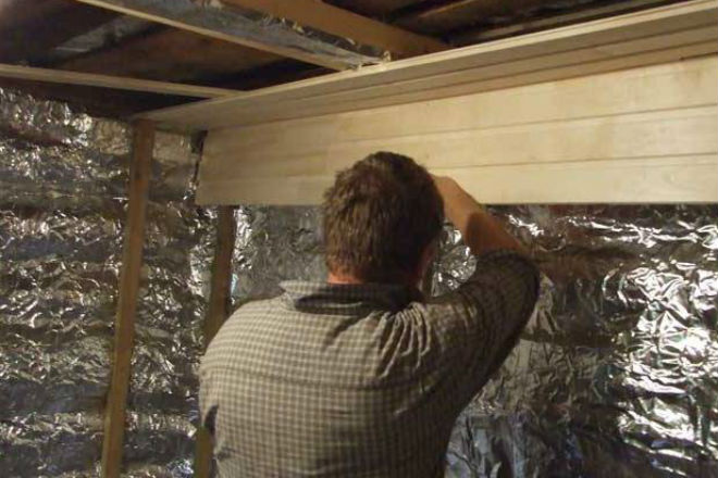 Строим баню ценой в 4000 рублей. Видео