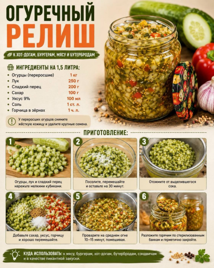 Кулинария>6 заготовок на зиму!