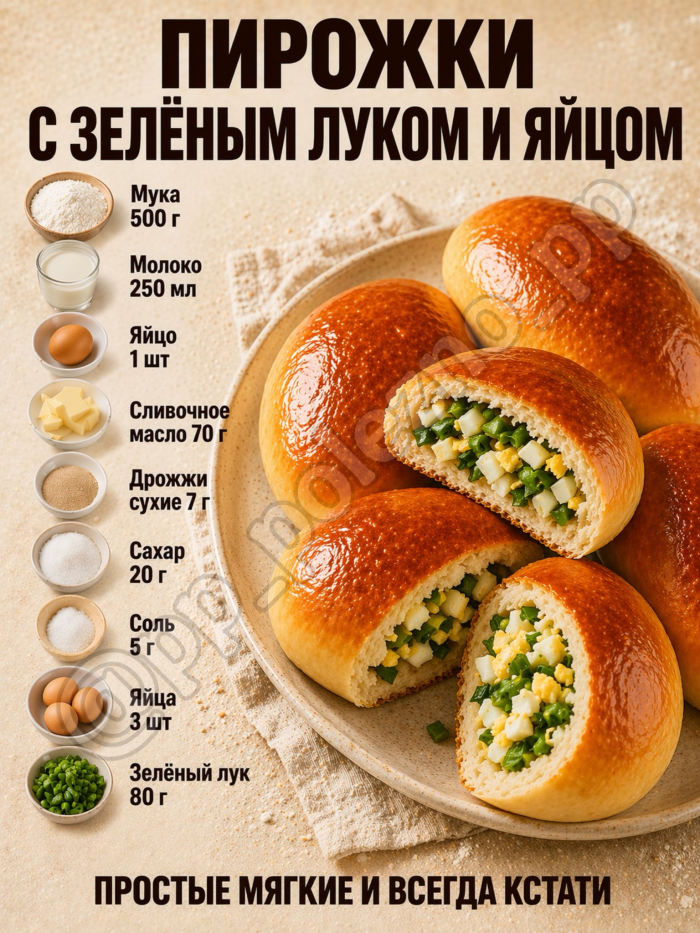 Кулинария>5 домашних пирожков!
