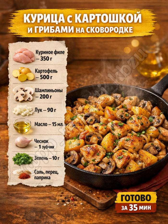 Кулинария>5 ЛЕНИВЫХ УЖИНОВ ИЗ ОДНОЙ СКОВОРОДКИ !