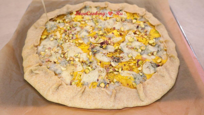 Галета с тыквой и сыром Дор Блю