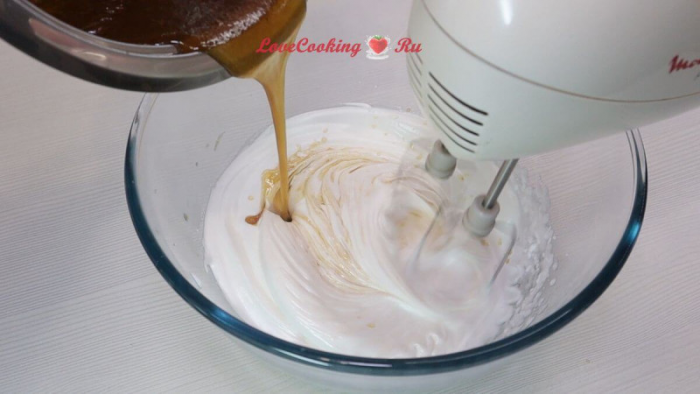 Заварной кофейный зефир