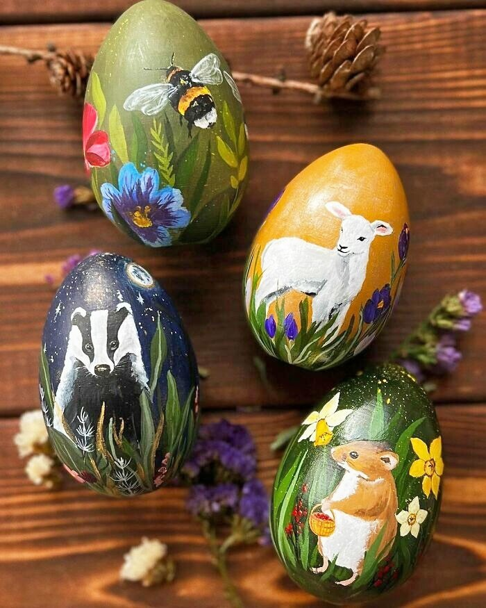 30 креативных способов раскрасить пасхальные яйца
