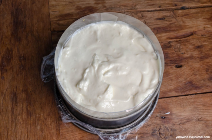 Муссовый мандариновый торт