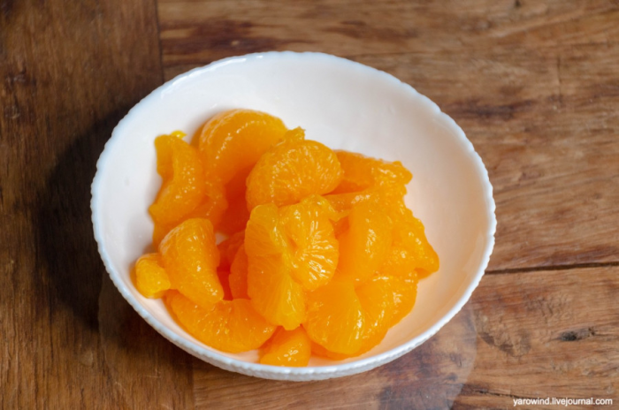 Муссовый мандариновый торт