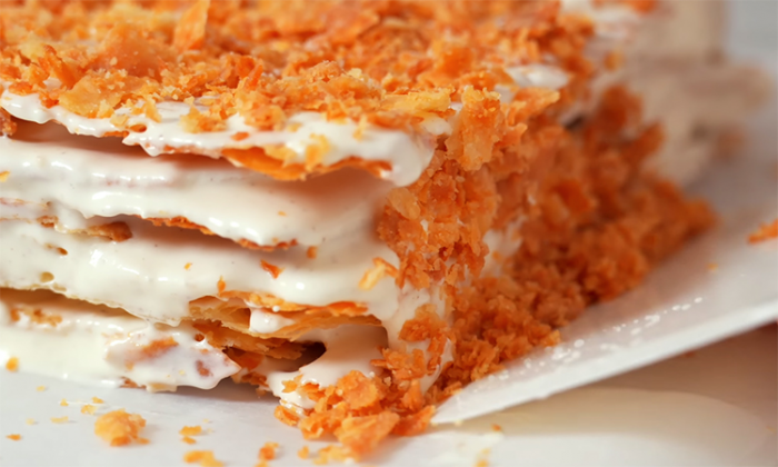 Идеальный Наполеон как в кондитерских: коржи тонкие и хрустящие, а крем нежнейший