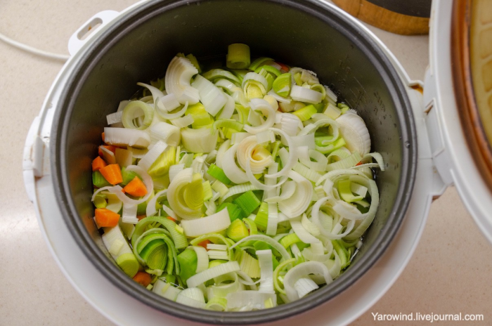 Порейно-сельдерейный суп