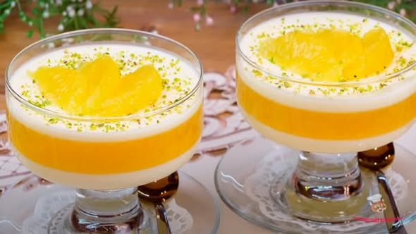 Кулинария>Сливочно-апельсиновый десерт!