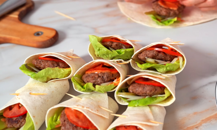 Мини-бургеры в лаваше: гениальная закуска на Новый год 2026