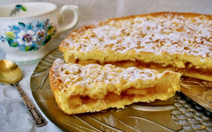 Кулинария>Яблочный пирог по-польски!