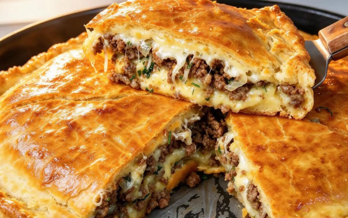Мясной пирог с картошкой и сыром: простой рецепт без дрожжей на каждый день