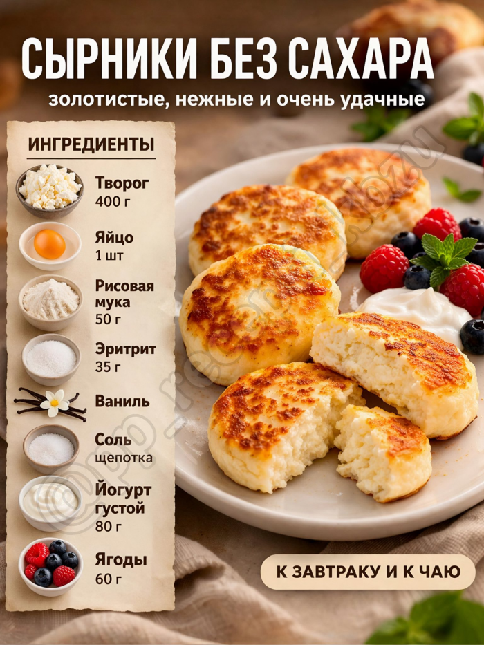 Кулинария>5 десертов без сахара!