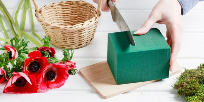 Как ухаживать за цветами в губке?