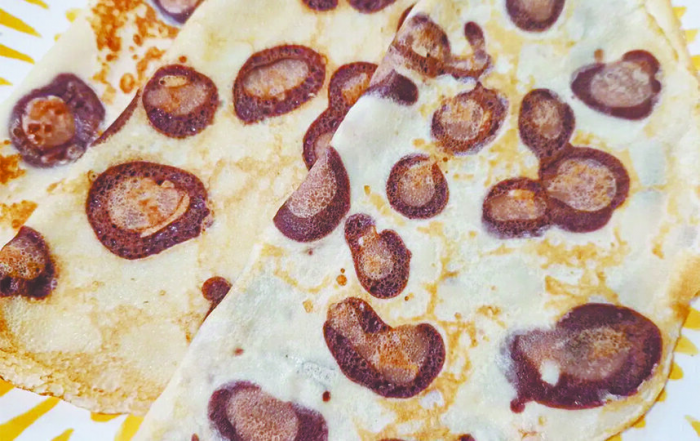 Новый тренд: делаем леопардовые блины