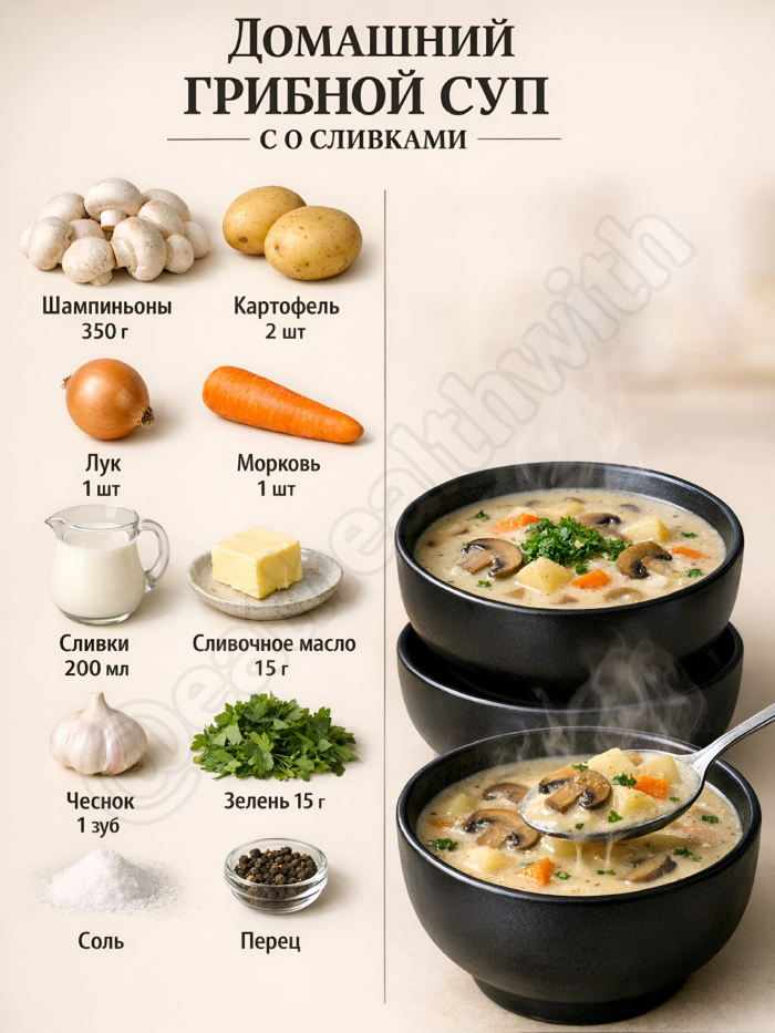 Кулинария>5 домашних супов!