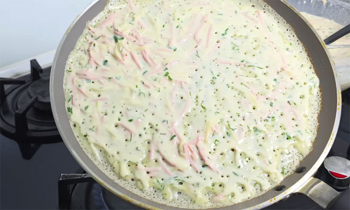 Закусочные блинчики «Все включено»: начинка уже в тесте