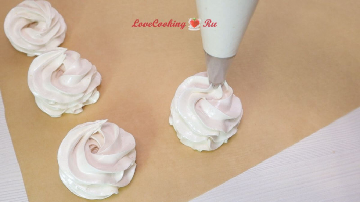 Заварной кофейный зефир