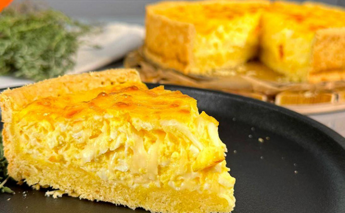 Пирог «Сырное лукошко» под начинку из любого вида сыра. Даже на следующий день вкусно