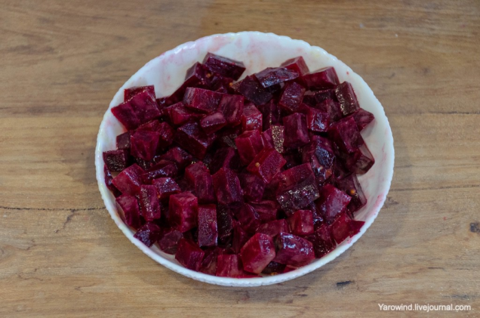 Винегрет с правильным соусом