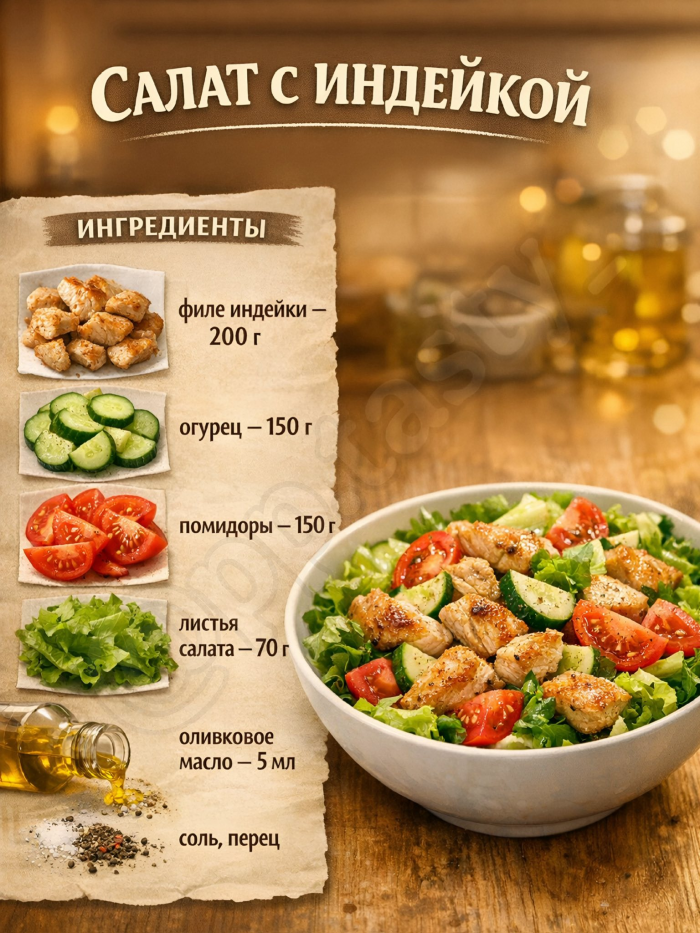 Кулинария>5 БЕЛКОВЫХ САЛАТОВ ДЛЯ УЖИНА !!