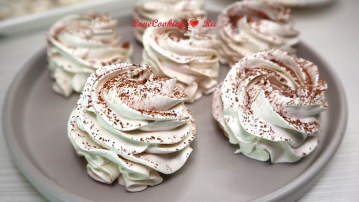 Заварной кофейный зефир