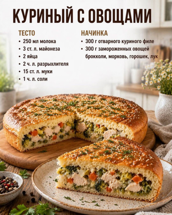 Кулинария>Заливные пироги!