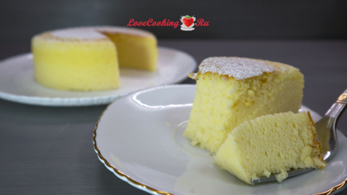 Японский хлопковый чизкейк