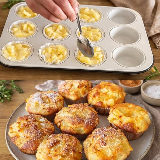 Кулинария>Яблочные овсяные маффины!