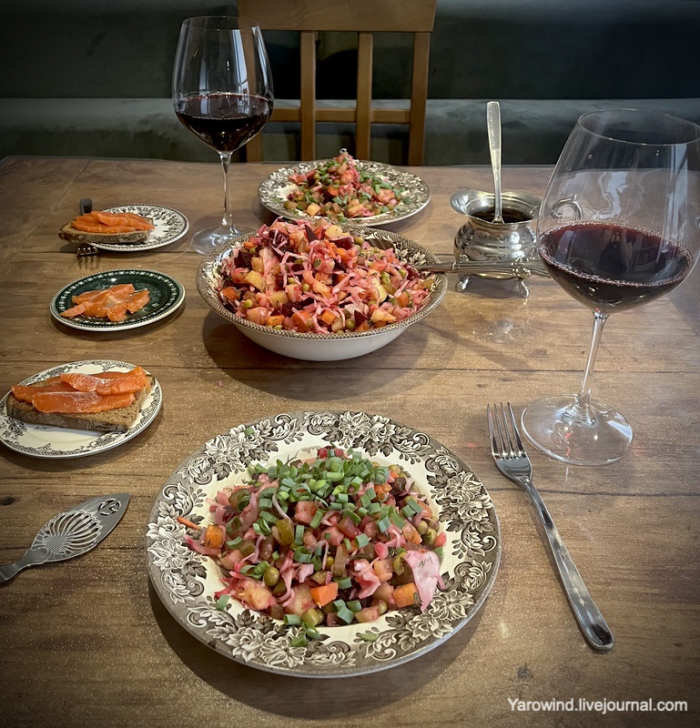 Винегрет с правильным соусом