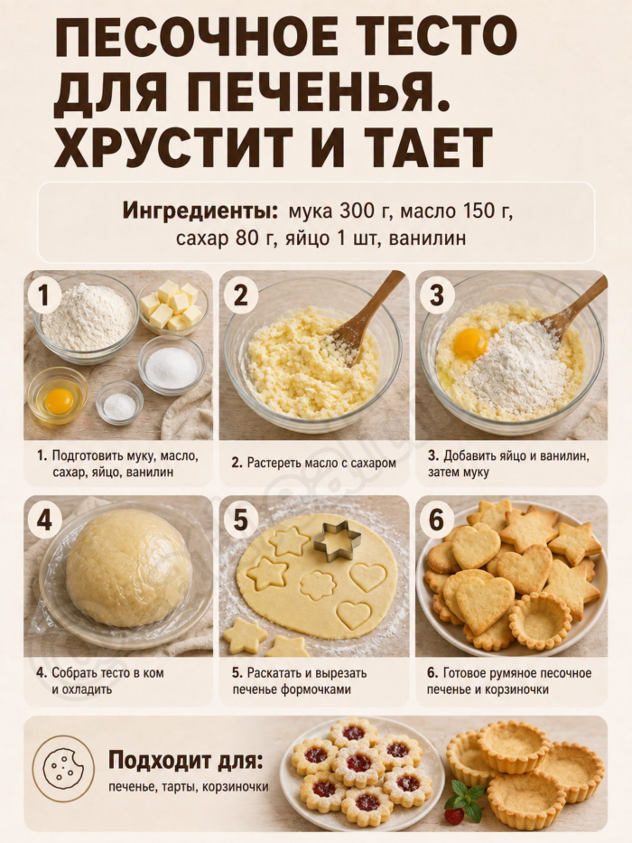 Кулинария>7 видов теста!