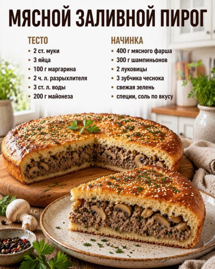 Кулинария>Заливные пироги!