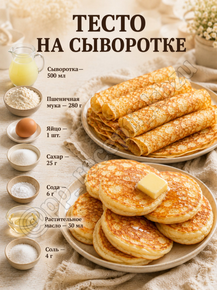 Кулинария>6 вариантов теста, которые точно стоит сохранить !
