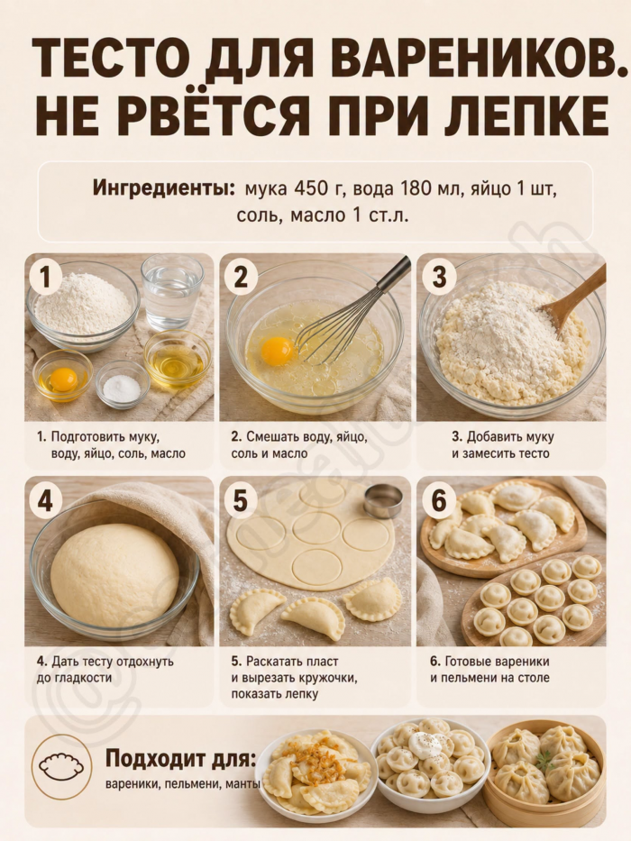 Кулинария>7 видов теста!