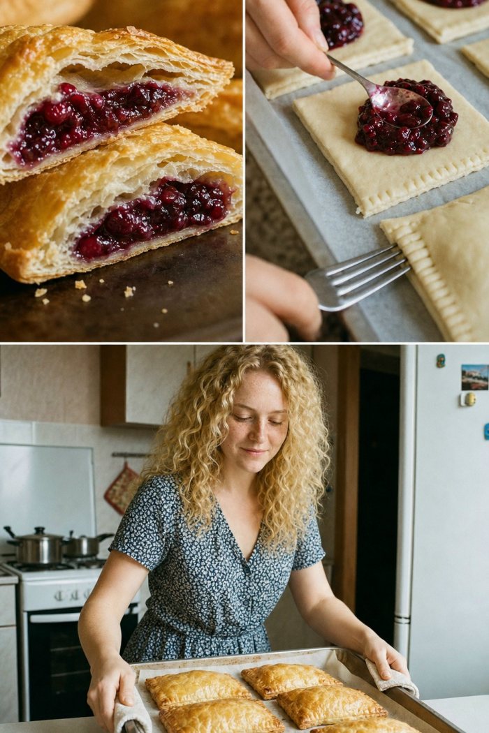 Кулинария>Слойки с вареньем!
