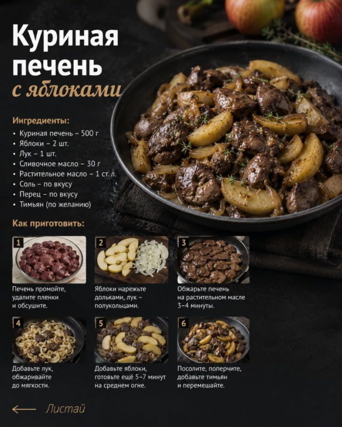 Кулинария>Куриная печень-5 домашних рецептов!