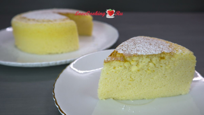Японский хлопковый чизкейк