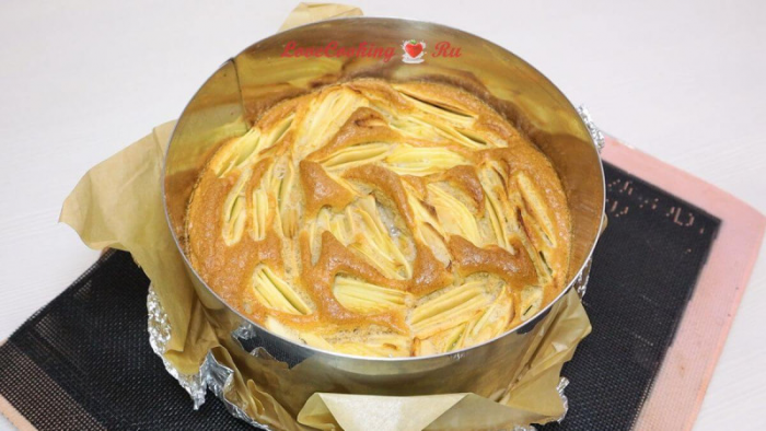 Воздушная ПП шарлотка из цельнозерновой муки