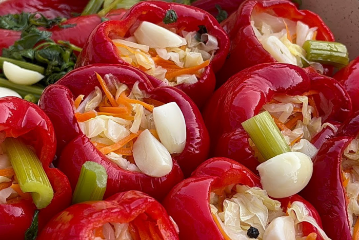Маринуйте перец по-армянски. Закуска получается неописуемо вкусной