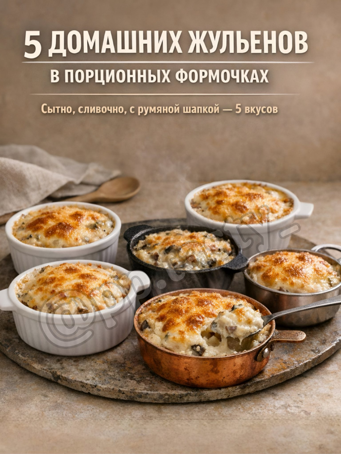 Кулинария>5 домашних жюльенов!