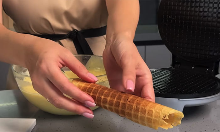 Эталонные вафельные трубочки: останутся хрустящими даже если внутри нежный крем