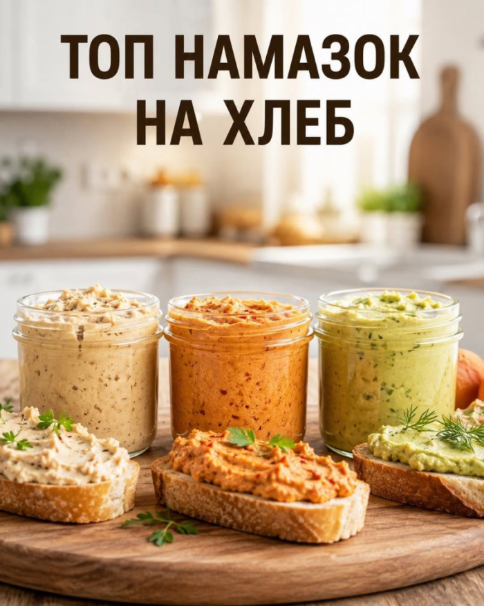 Кулинария>Намазки на хлеб!