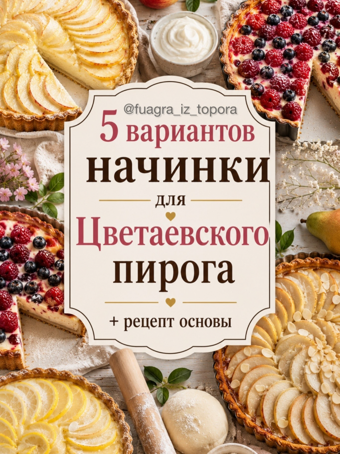 Кулинария>Начинки для Цветаевского пирога!!