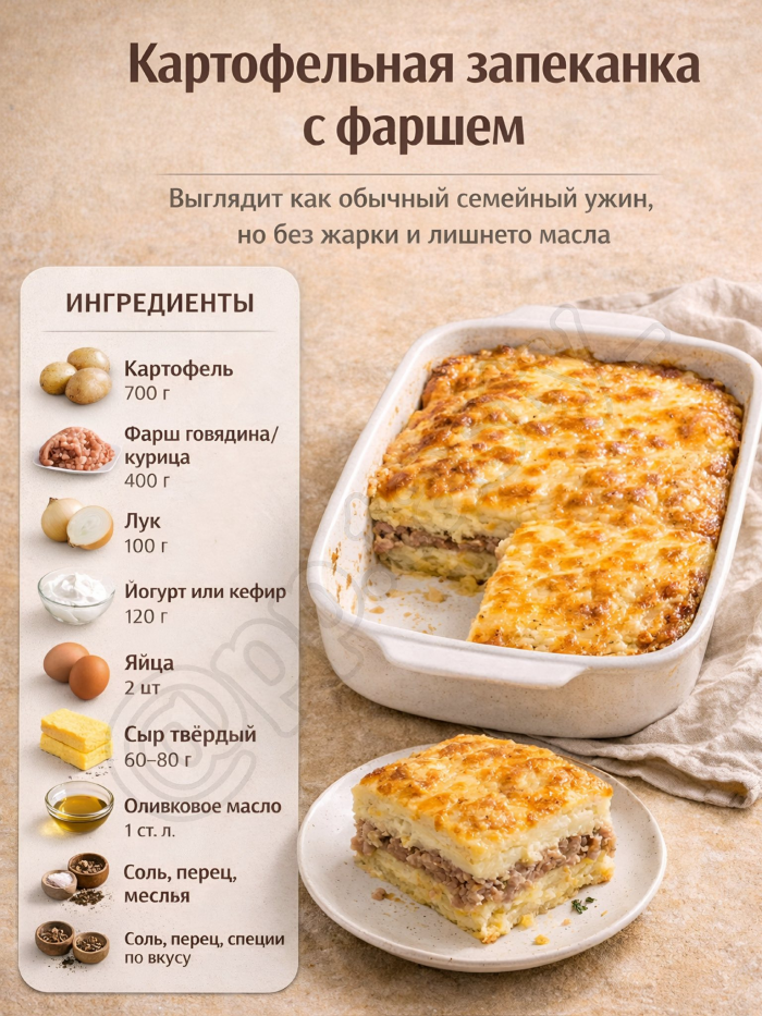 Кулинария>5 горячих блюд из картофеля !