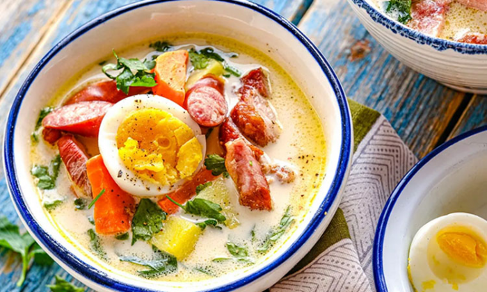 Польский Журек на ржаной закваске: королевский суп вкуснее солянки